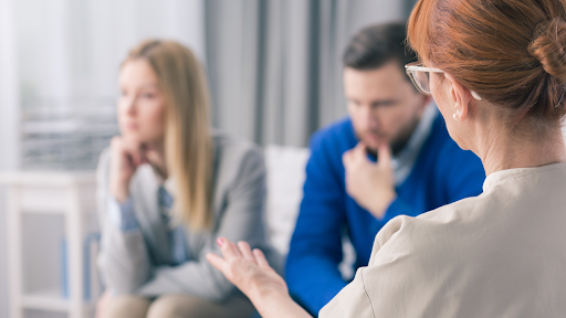 Peaceful divorce mediation session